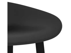 Cadeiras de bar 2 pcs preto