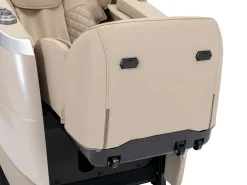 Cadeirão de massagens pele sintética, sistema gravidade zero bege ULAP
