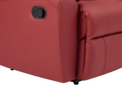 Cadeirão relax em pele Vermelho - AROMA