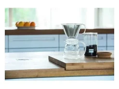 Cafeteira BODUM Melior 8 chávenas 1L com filtro permanente em aço inoxidável e jarra de vidro borossilicato