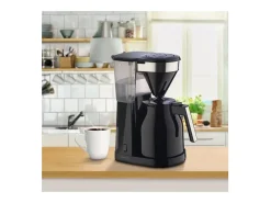Cafeteira de filtro MELITTA Easy Top Therm II 1L, 1050W, design preto, 12 chávenas, manutenção de calor térmica