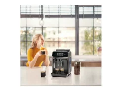 Cafeteira express Philips Cafeteras espresso automática 2 bebidas 1,8L 1500W - Robô Café Cerâmica 3 Bebidas 5 Moagens
