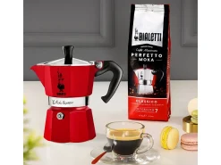 Cafeteira Italiana Moka Express 6T Vermelha Bialetti - Tradição Italiana em Cores!
