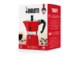 Cafeteira Italiana Moka Express 6T Vermelha Bialetti - Tradição Italiana em Cores!