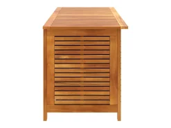 Caixa arrumação jardim c/ veneziana 150x50x56 cm acácia maciça