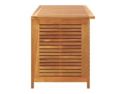 Caixa arrumação jardim c/ veneziana 113x50x56 cm acácia maciça
