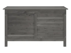 Caixa arrumação p/ jardim 99x49,5x58,5cm abeto maciço antracite