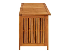 Caixa arrumação para jardim 150x50x58 cm madeira acácia maciça