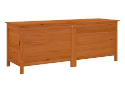 Caixa arrumação para jardim 150x50x56,5cm abeto maciço castanho