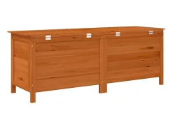 Caixa arrumação para jardim 150x50x56,5cm abeto maciço castanho