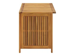 Caixa arrumação para jardim 90x50x58cm madeira acácia maciça