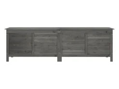 Caixa arrumação p/jardim 198,5x50x56,5cm abeto maciço antracite