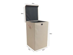 Caixa de armazenamento Dreso Antracite A. 50 x L. 30 x P. 30 cm