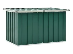 Caixa de armazenamento para jardim verde 109x67x65 cm