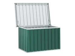 Caixa de armazenamento para jardim verde 109x67x65 cm