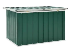 Caixa de armazenamento para jardim verde 109x67x65 cm