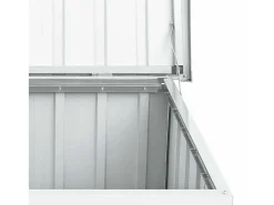 Caixa de armazenamento para jardim marrom 129x67x65 cm