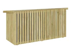 Caixa de Armazenamento para Jardim Natural 119 x 44 x 58 cm