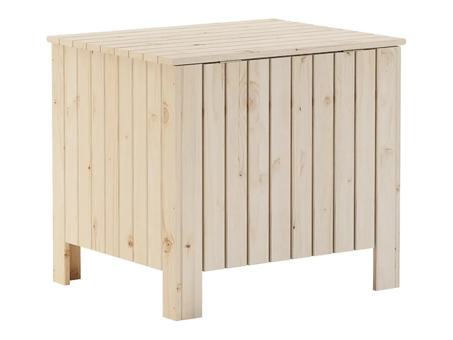Caixa de arrumação com tampa RANA 60x49x54 cm pinho maciço