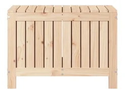 Caixa de arrumação jardim 76x42,5x54 cm madeira de pinho maciça
