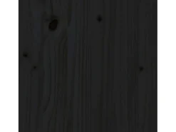 Caixa de arrumação jardim 76x42,5x54 cm pinho maciço preto