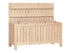 Caixa de arrumação jardim 108x42,5x54 cm pinho maciço