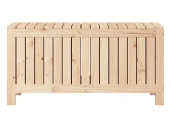 Caixa de arrumação jardim 108x42,5x54 cm pinho maciço