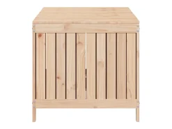 Caixa de arrumação jardim 147x68x64 cm pinho maciço