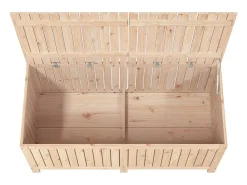 Caixa de arrumação jardim 147x68x64 cm pinho maciço