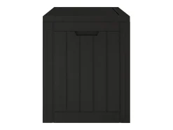 Caixa de arrumação p/ jardim 55,5x43x53 cm polipropileno preto