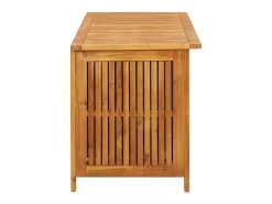 Caixa de arrumação p/ jardim 113x50x58 cm madeira acácia maciça
