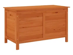 Caixa de arrumação para jardim 99x49,5x58,5 cm abeto maciço
