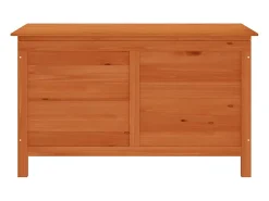 Caixa de arrumação para jardim 99x49,5x58,5 cm abeto maciço