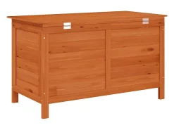 Caixa de arrumação para jardim 99x49,5x58,5 cm abeto maciço