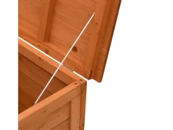 Caixa de arrumação para jardim 99x49,5x58,5 cm abeto maciço