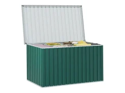 Caixa de arrumação para jardim 171x99x93 cm verde