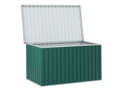 Caixa de arrumação para jardim 171x99x93 cm verde