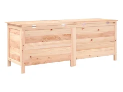 Caixa de arrumação para jardim 150x50x56,5 cm abeto maciço