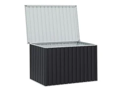 Caixa de arrumação para jardim 149x99x93 cm antracite