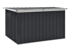Caixa de arrumação para jardim 149x99x93 cm antracite