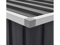 Caixa de arrumação para jardim 149x99x93 cm antracite