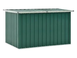 Caixa de arrumação para jardim 149x99x93 cm verde