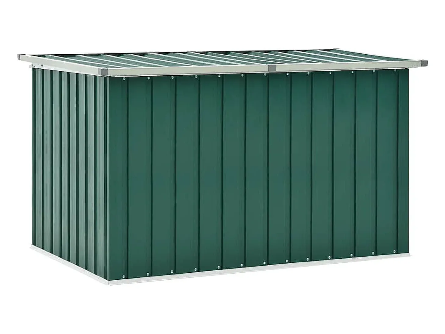 Caixa de arrumação para jardim 149x99x93 cm verde