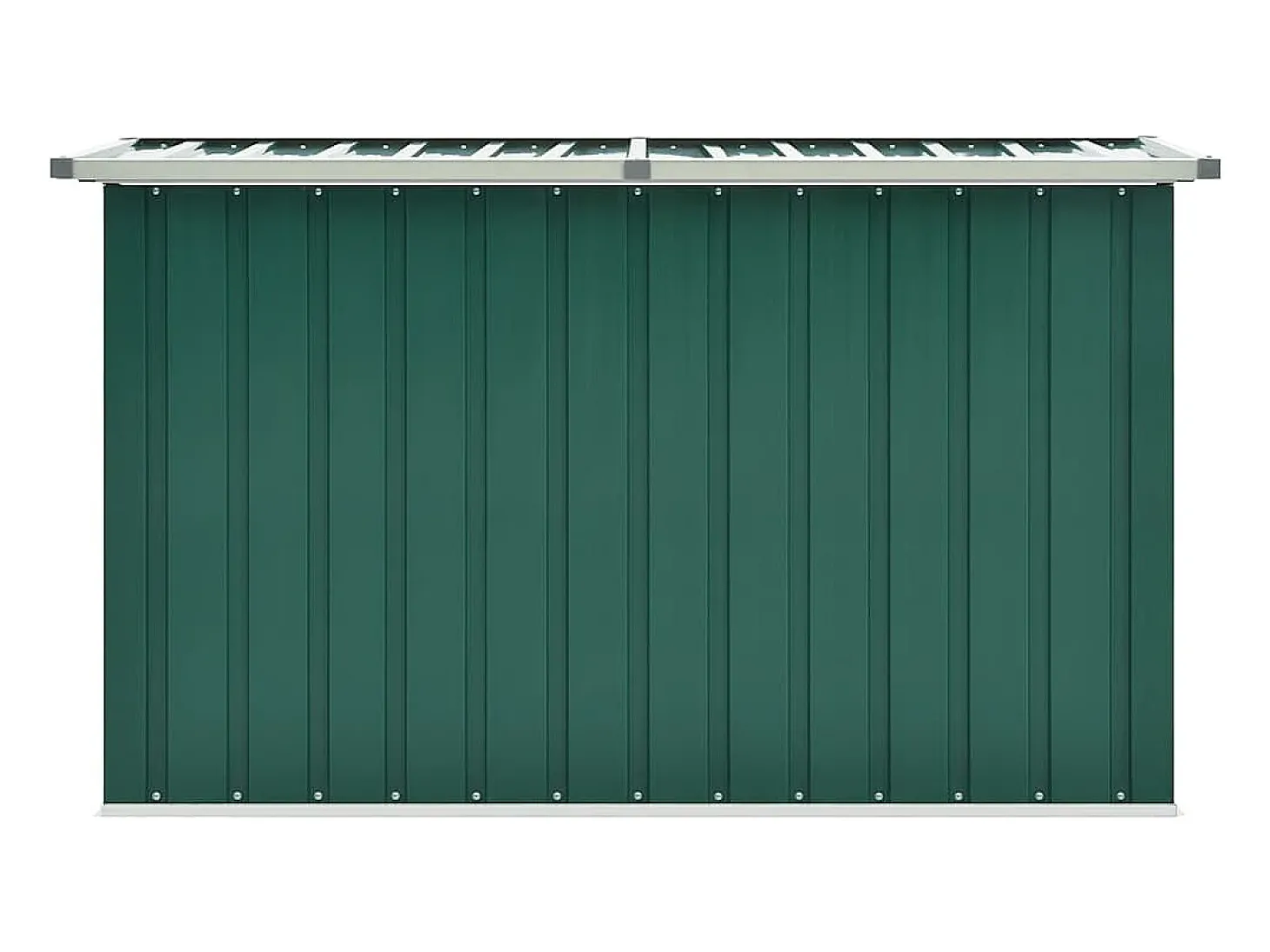 Caixa de arrumação para jardim 149x99x93 cm verde