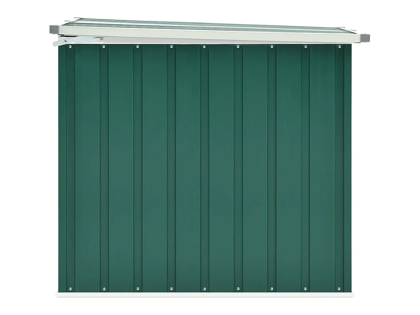 Caixa de arrumação para jardim 149x99x93 cm verde