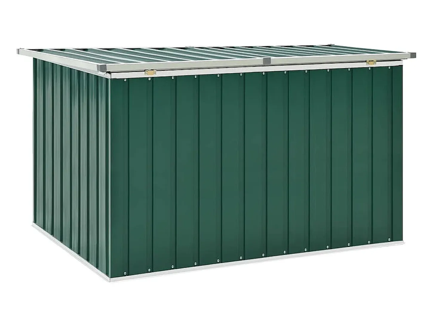 Caixa de arrumação para jardim 149x99x93 cm verde