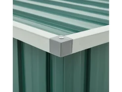 Caixa de arrumação para jardim 149x99x93 cm verde