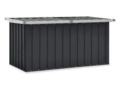 Caixa de arrumação para jardim 129x67x65 cm antracite
