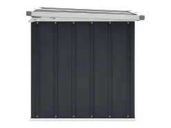 Caixa de arrumação para jardim 129x67x65 cm antracite