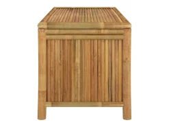 Caixa de arrumação para jardim 110x52x55 cm bambu